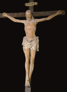 Il crocifisso dopo il restauro